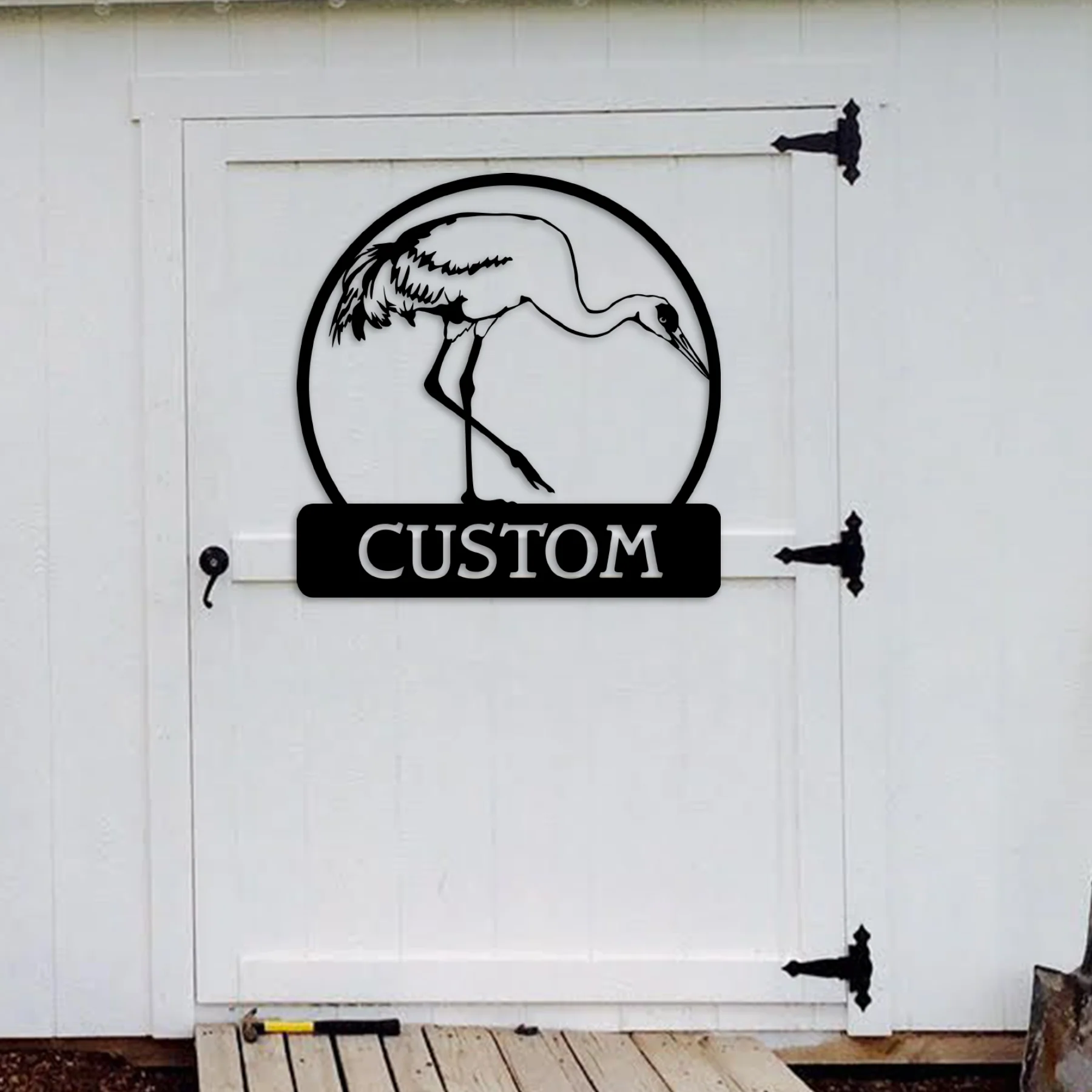 Custom Sandhill Crane Metal Wall Decor - Omega Custom Fabrication LLC