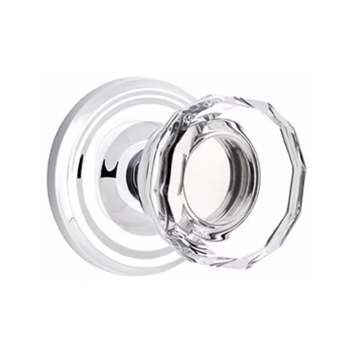 LOWELL GLASS (LW) PRIVACY (BED/BATH) KNOB WITH 2-3/8
