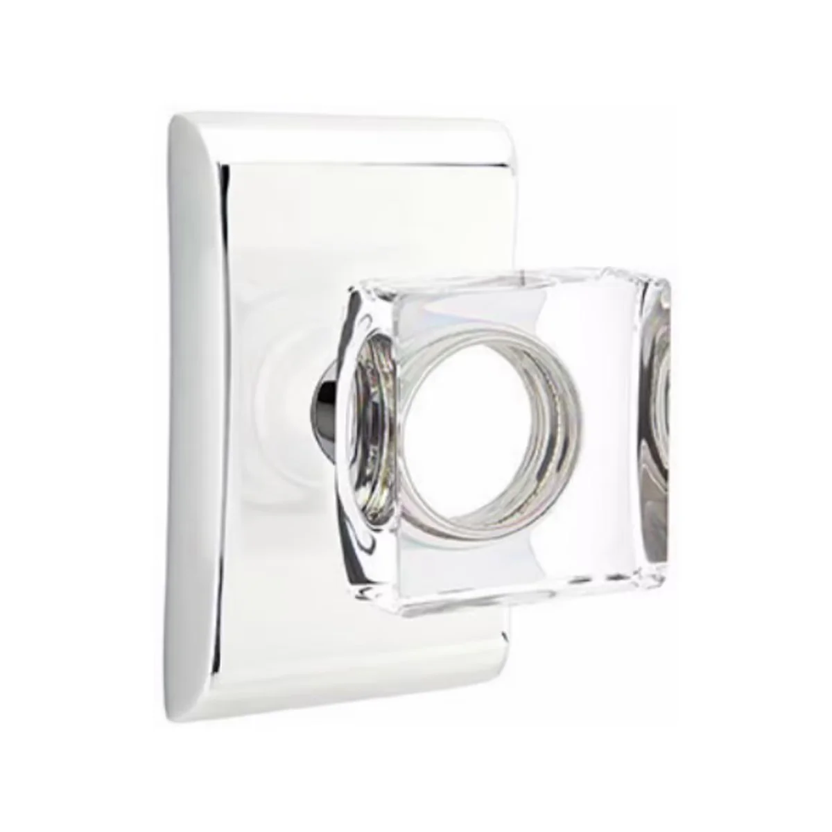 MODERN SQUARE GLASS (MSC) DUMMY (PAIR) KNOB - Omega Custom Fabrication LLC