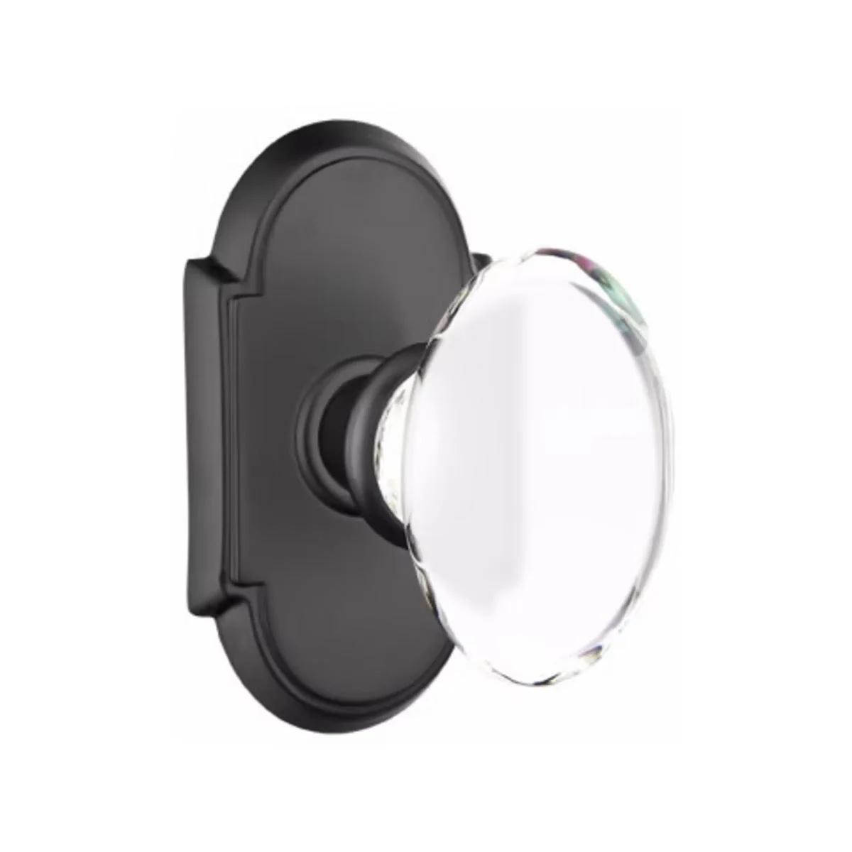 HAMPTON GLASS (HT) PRIVACY (BED/BATH) KNOB WITH 2-3/8