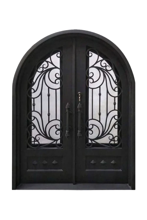 Regal Wave Iron Door - Omega Custom Fabrication LLC