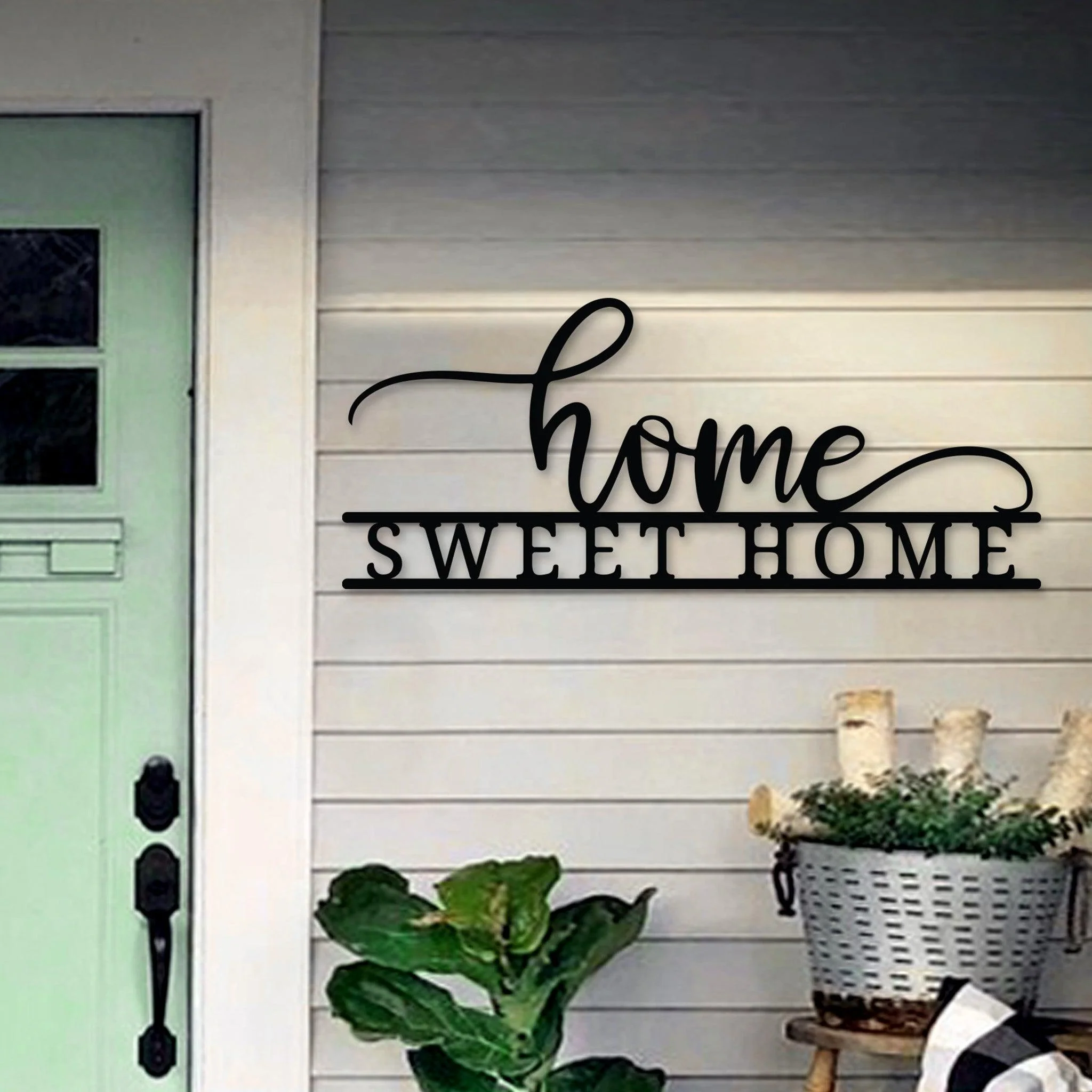 Home Sweet Home Metal Art - Omega Custom Fabrication LLC