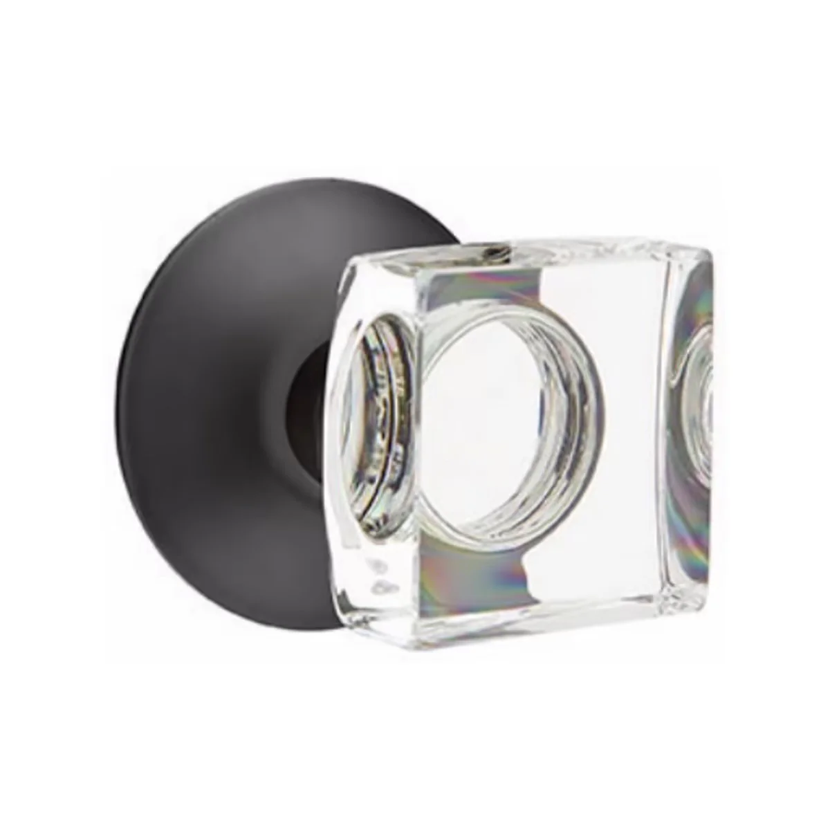 MODERN SQUARE GLASS (MSC) DUMMY (PAIR) KNOB - Omega Custom Fabrication LLC