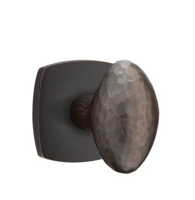 HAMMERED EGG (HE) PASSAGE (HALL/CLOSET) KNOB WITH 2-3/8