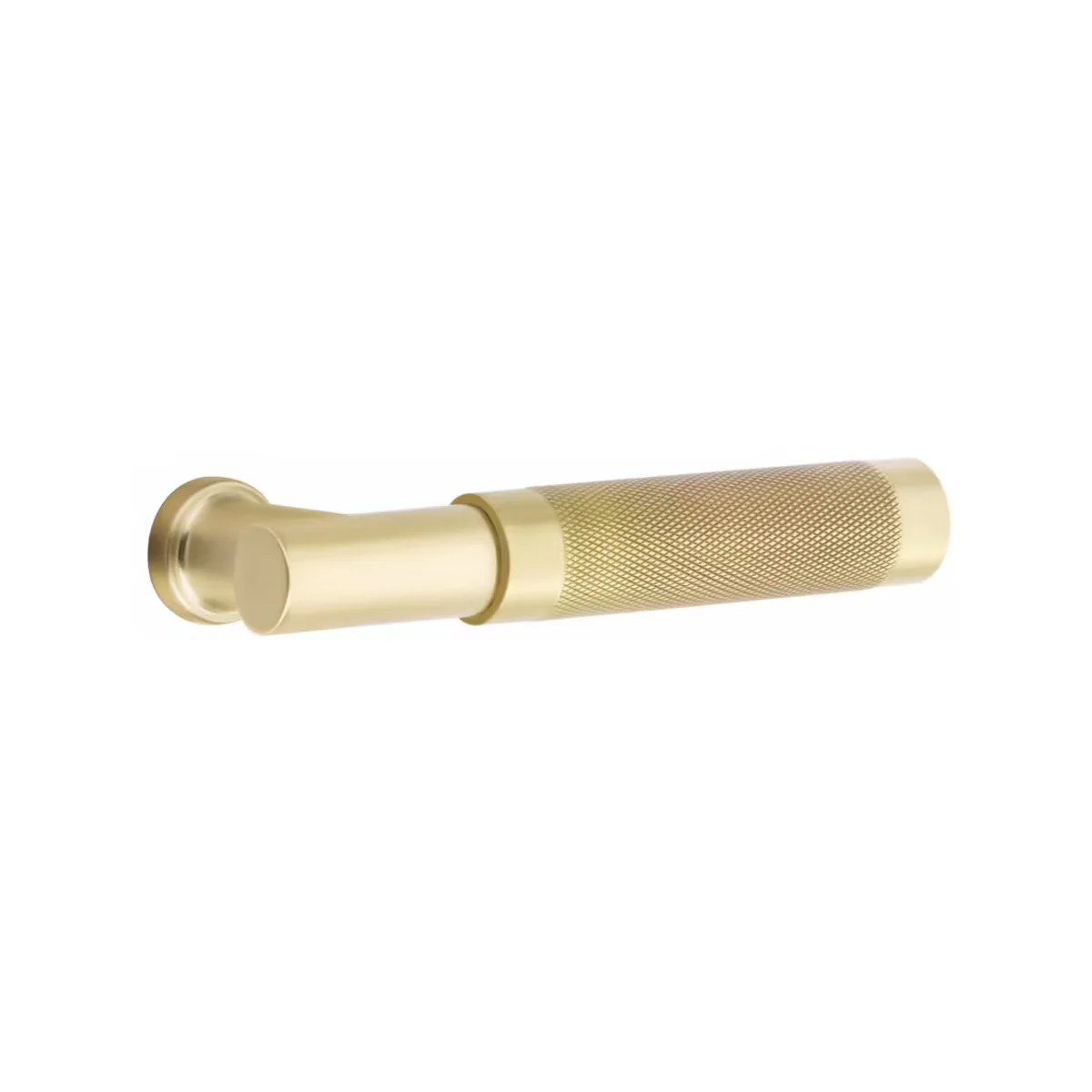T-BAR KNURLED (TA.KN) PASSAGE (HALL/CLOSET) LEVER WITH 2-3/8