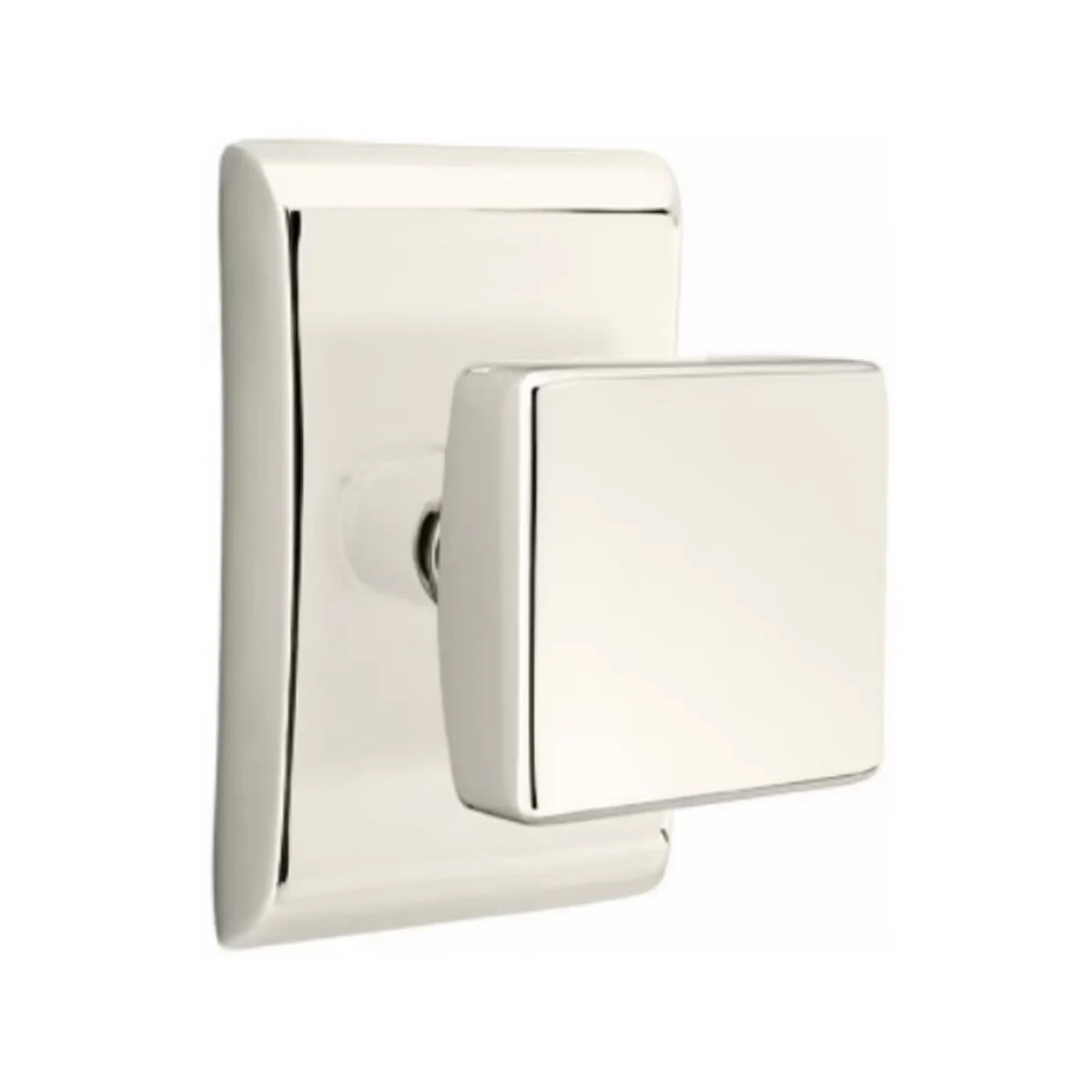 SQUARE (SQU) PRIVACY (BED/BATH) KNOB WITH 2-3/8