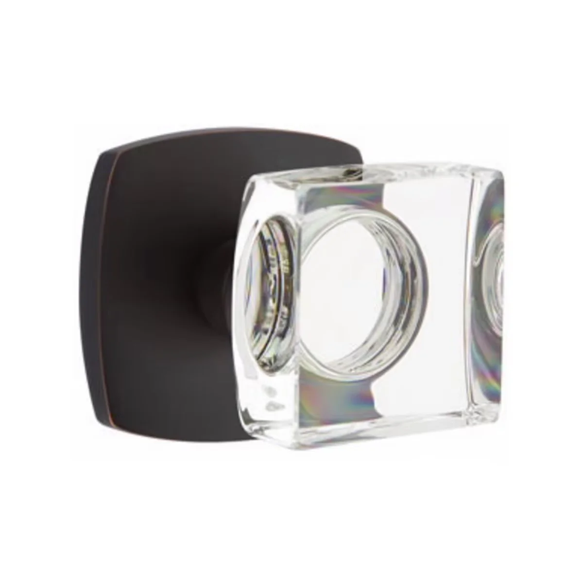 MODERN SQUARE GLASS (MSC) DUMMY (PAIR) KNOB - Omega Custom Fabrication LLC