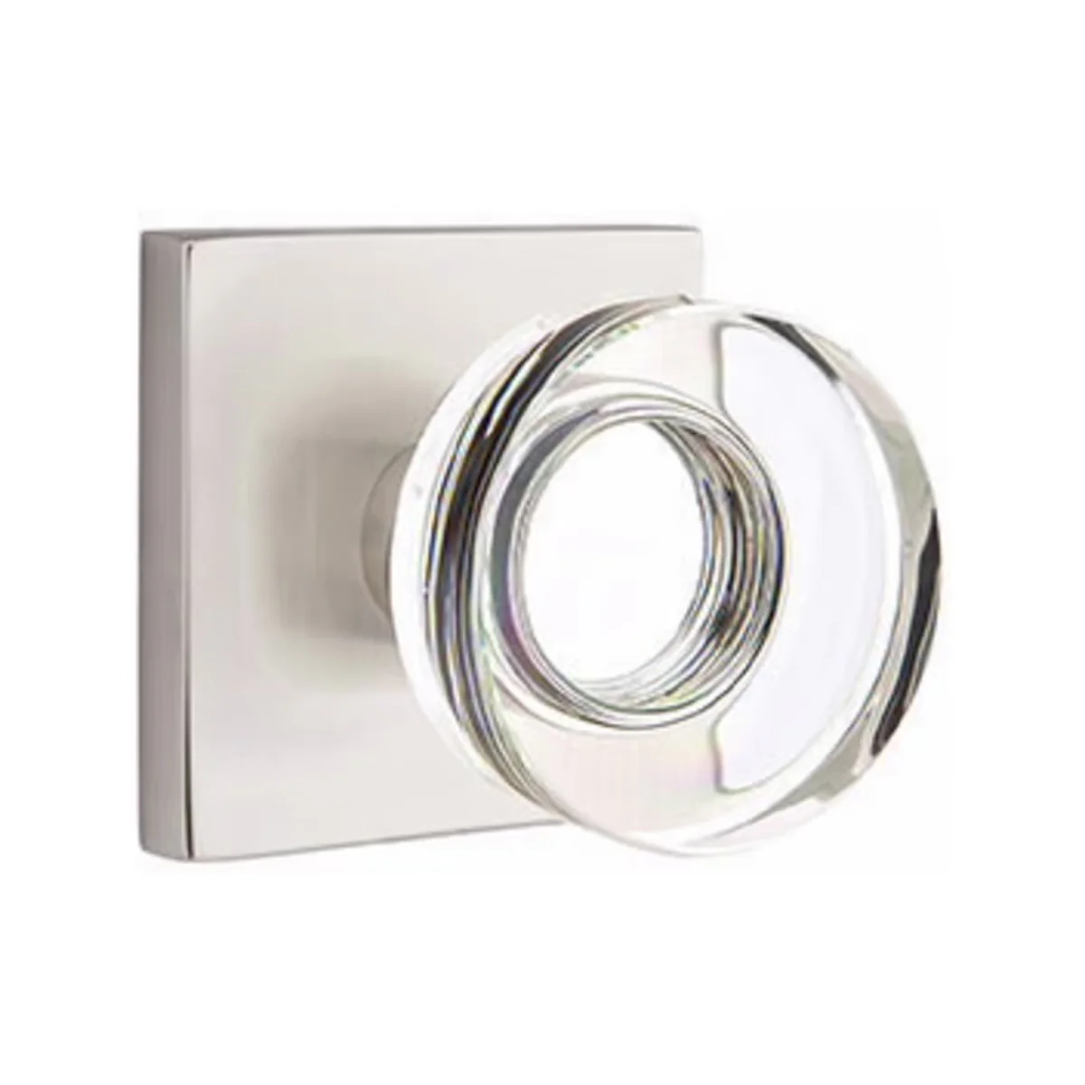 MODERN DISC GLASS (MDC) DUMMY (PAIR) KNOB - Omega Custom Fabrication LLC
