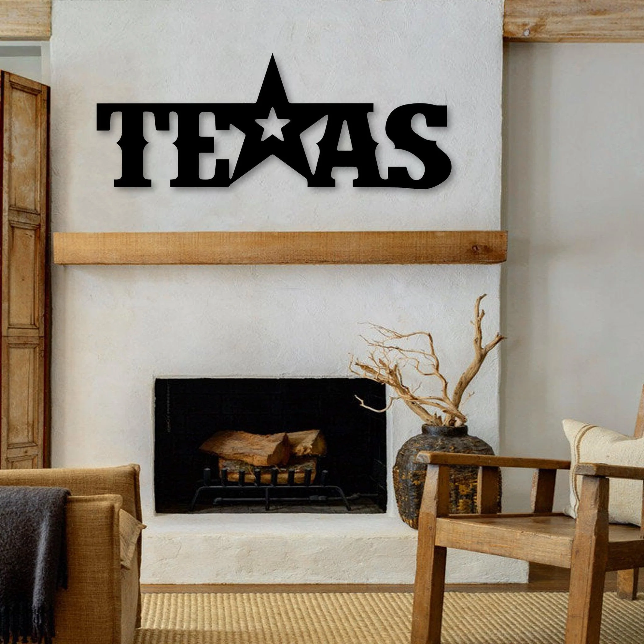 Texas Star Metal Wall Art - Omega Custom Fabrication LLC