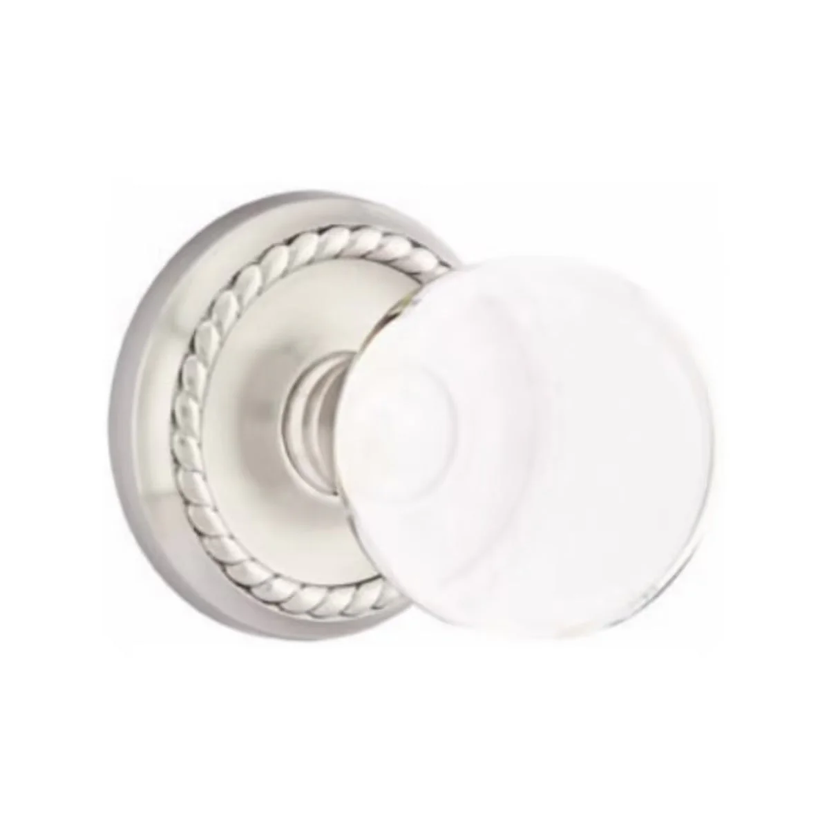 BRISTOL GLASS (BL) PRIVACY (BED/ BATH) KNOB WITH 2-3/8