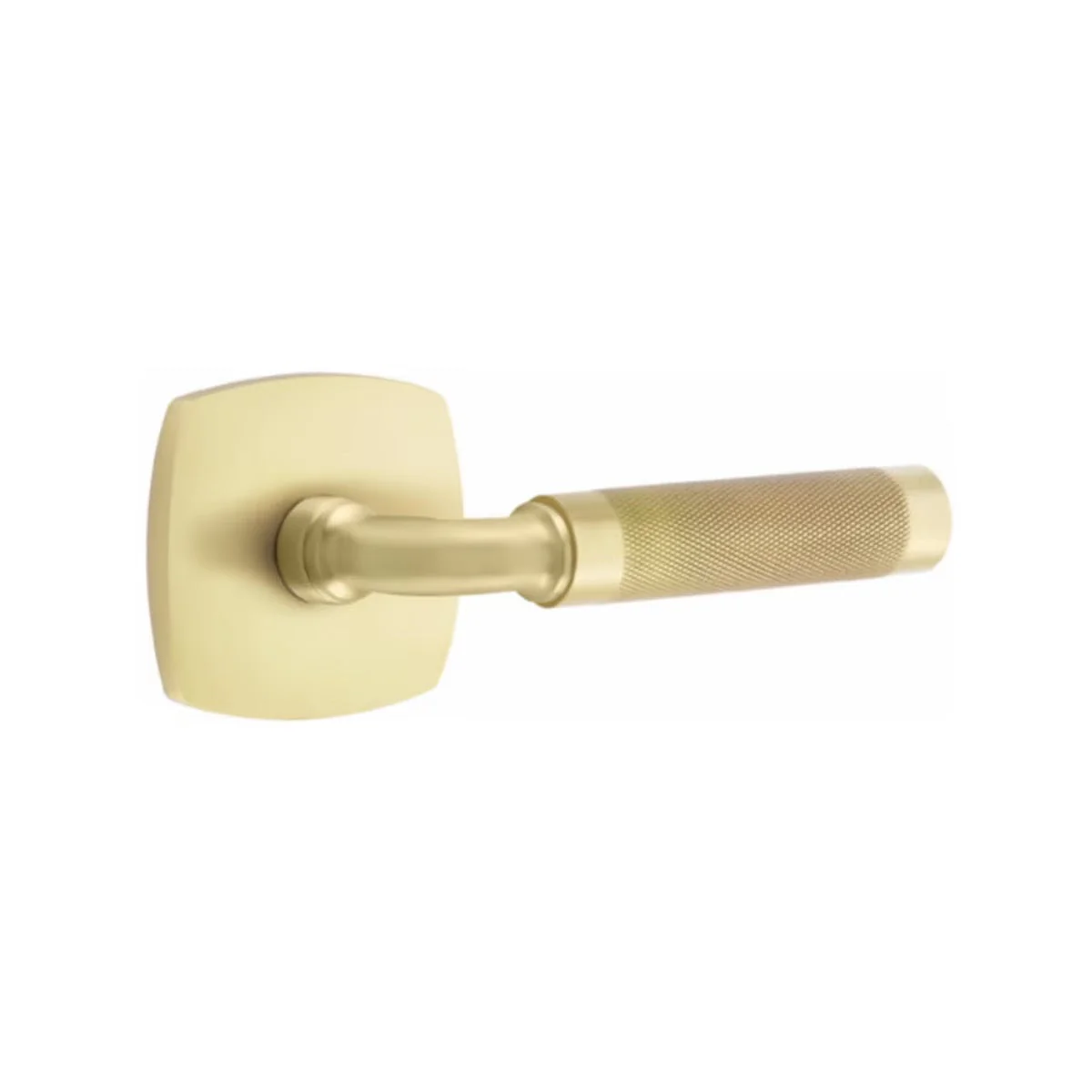 R-BAR KNURLED (RA.KN) PRIVACY (BED/BATH) LEVER WITH 2-3/8