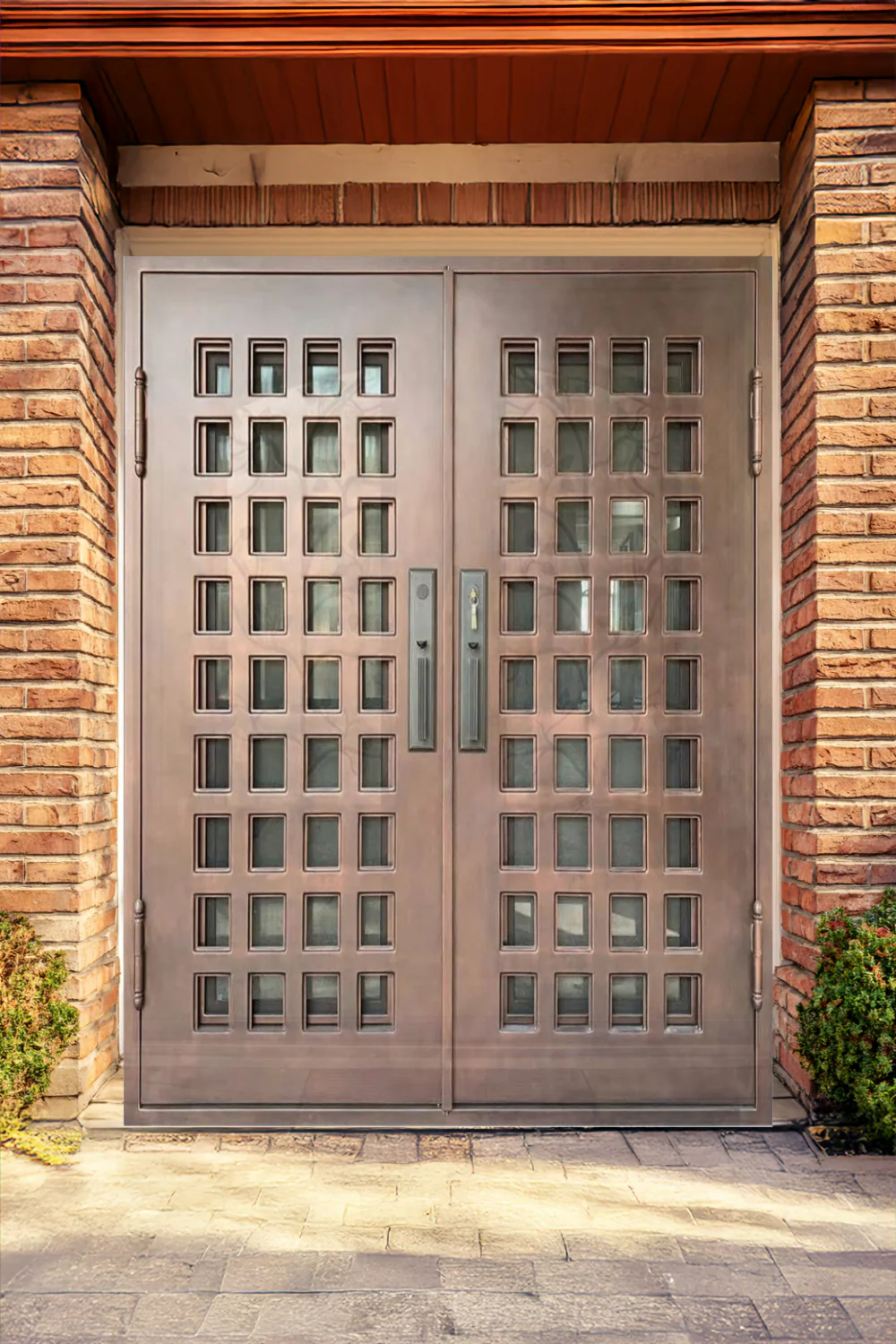 Citadel Rustic Iron Door - Omega Custom Fabrication LLC