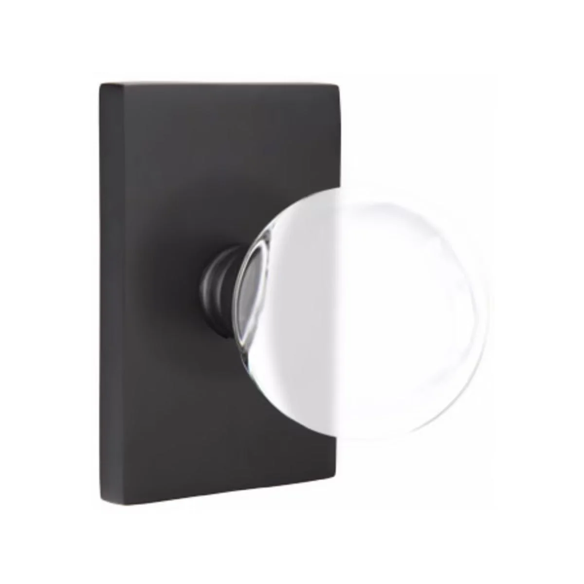 BRISTOL GLASS (BL) PRIVACY (BED/BATH) KNOB WITH 2-3/8