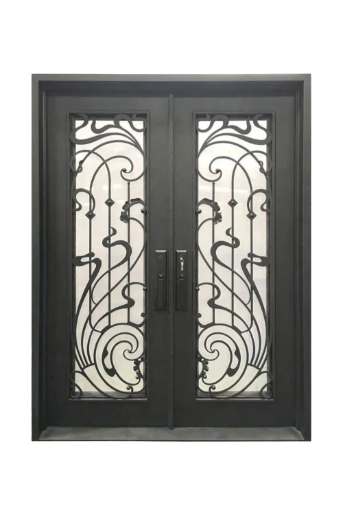 Waterscape French Iron Door - Omega Custom Fabrication LLC