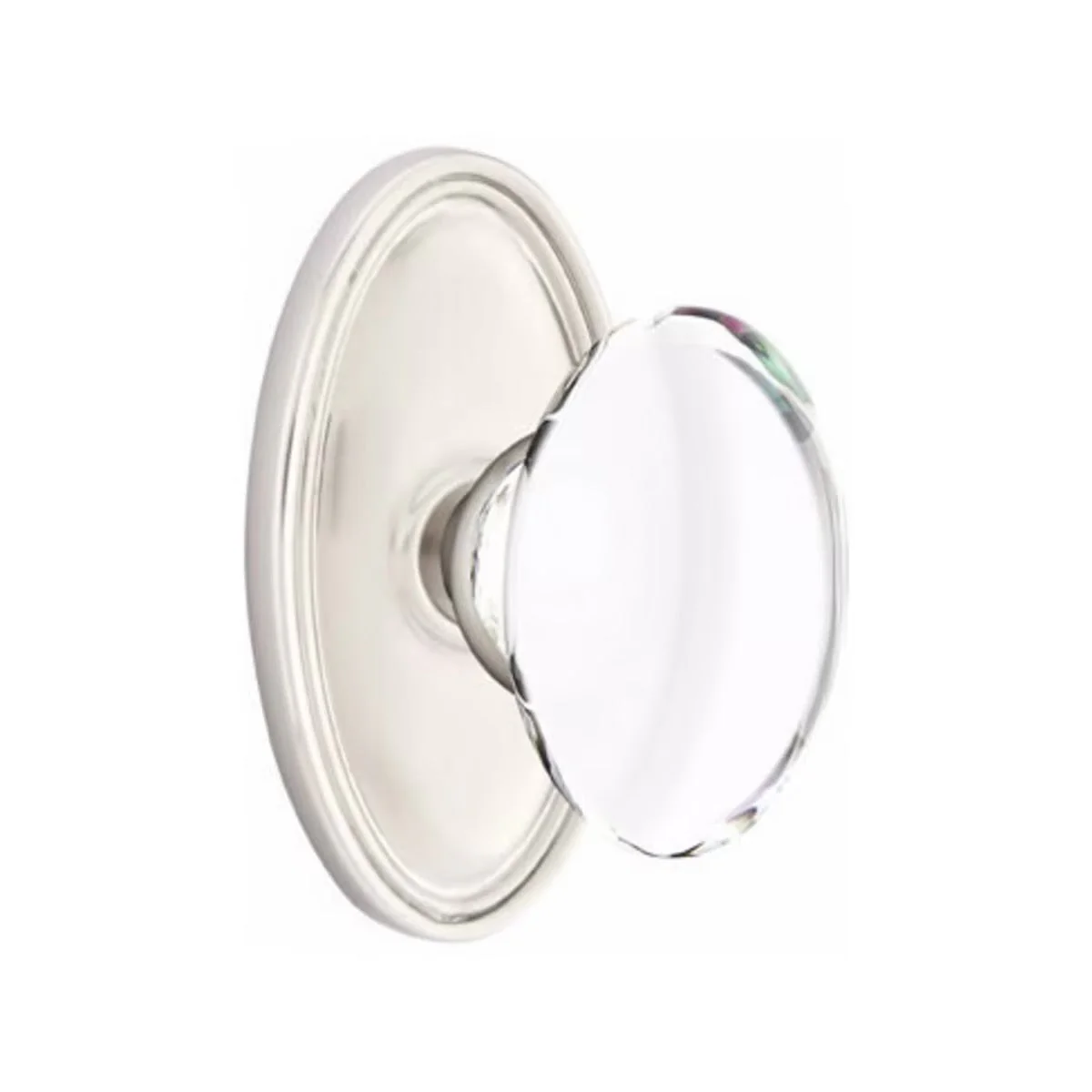HAMPTON GLASS (HT) PASSAGE (HALL/CLOSET) KNOB WITH 2-3/8