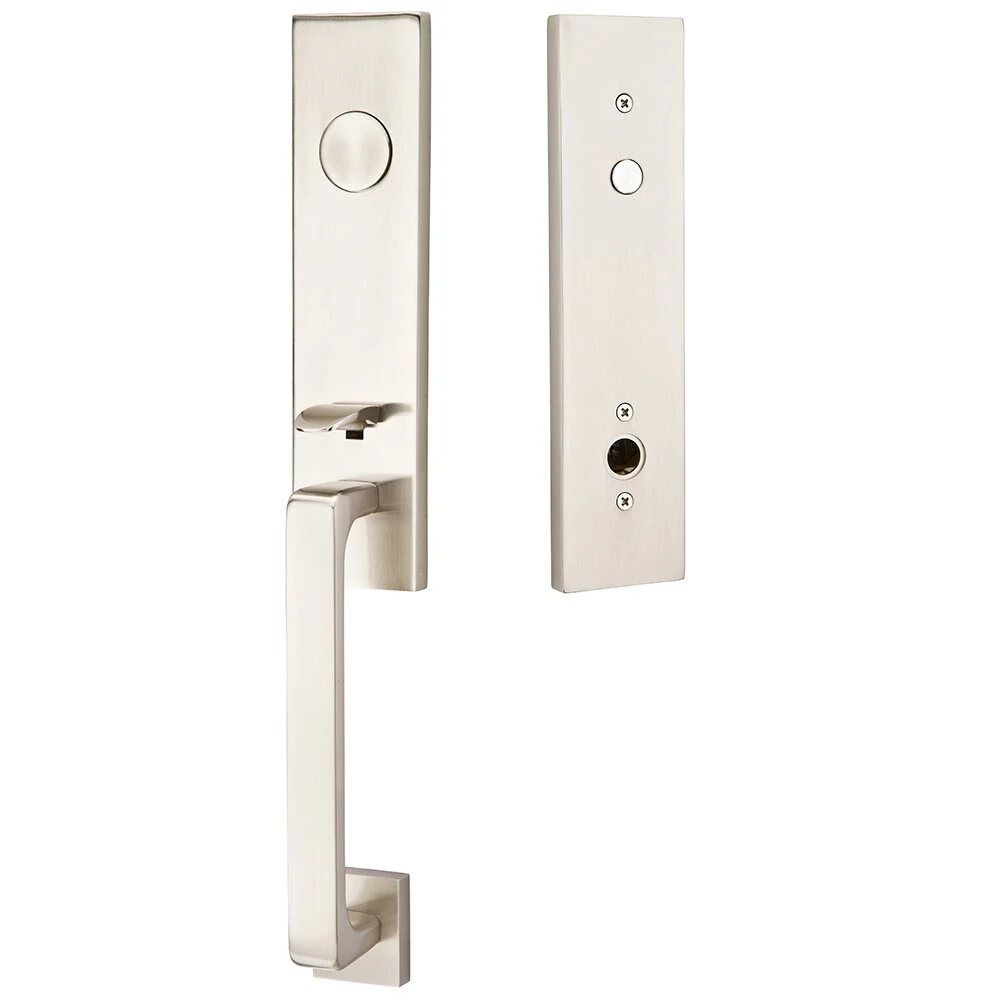 DAVOS SATIN NICKEL (US15) HANDLESET DUMMY [4808] W/ 2-3/8