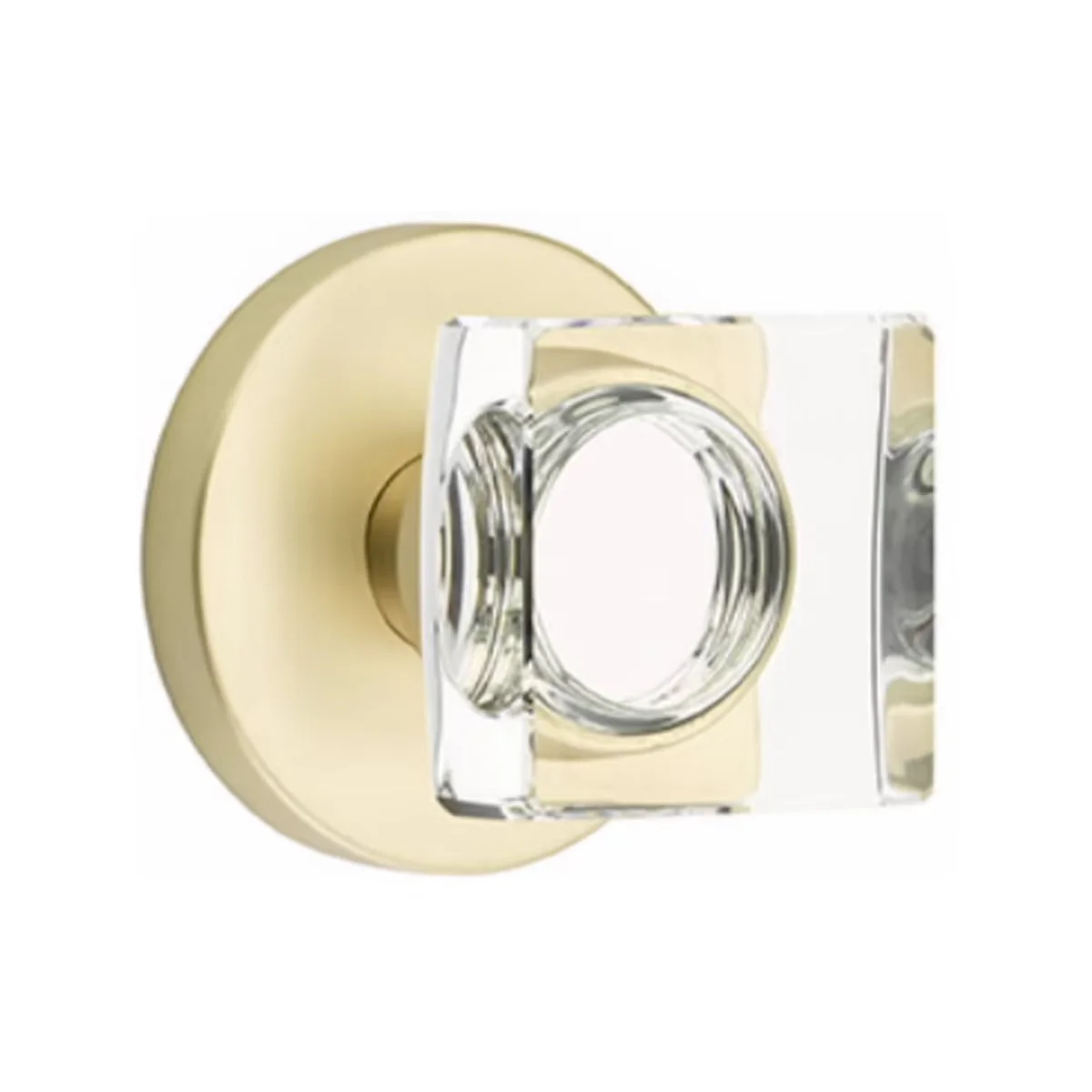 MODERN SQUARE GLASS (MSC) DUMMY (PAIR) KNOB - Omega Custom Fabrication LLC