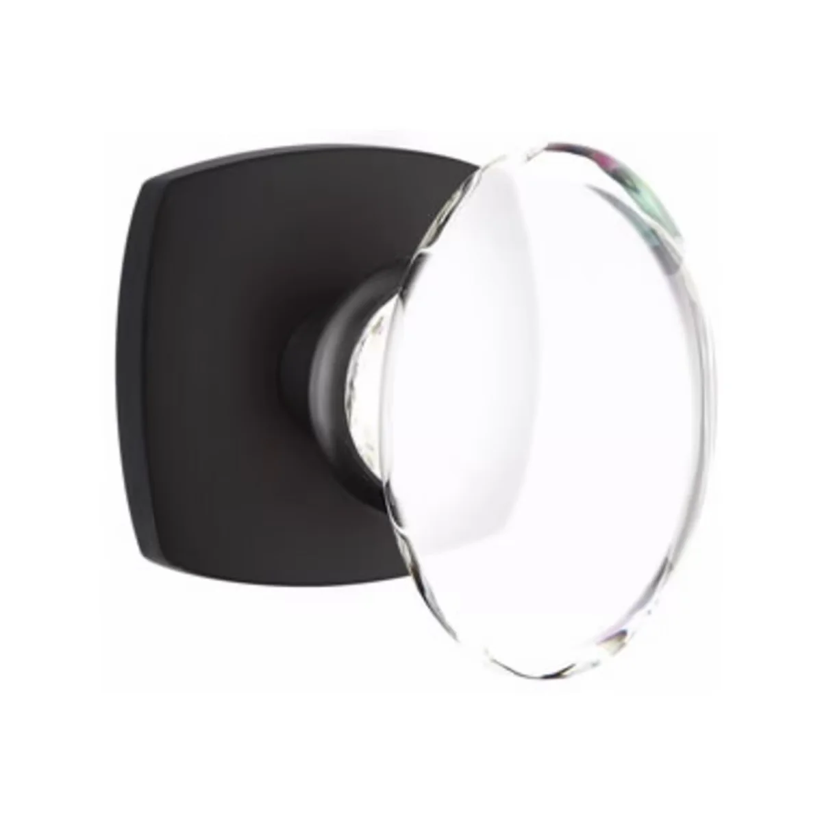 HAMPTON GLASS (HT) PASSAGE (HALL/CLOSET) KNOB WITH 2-3/8