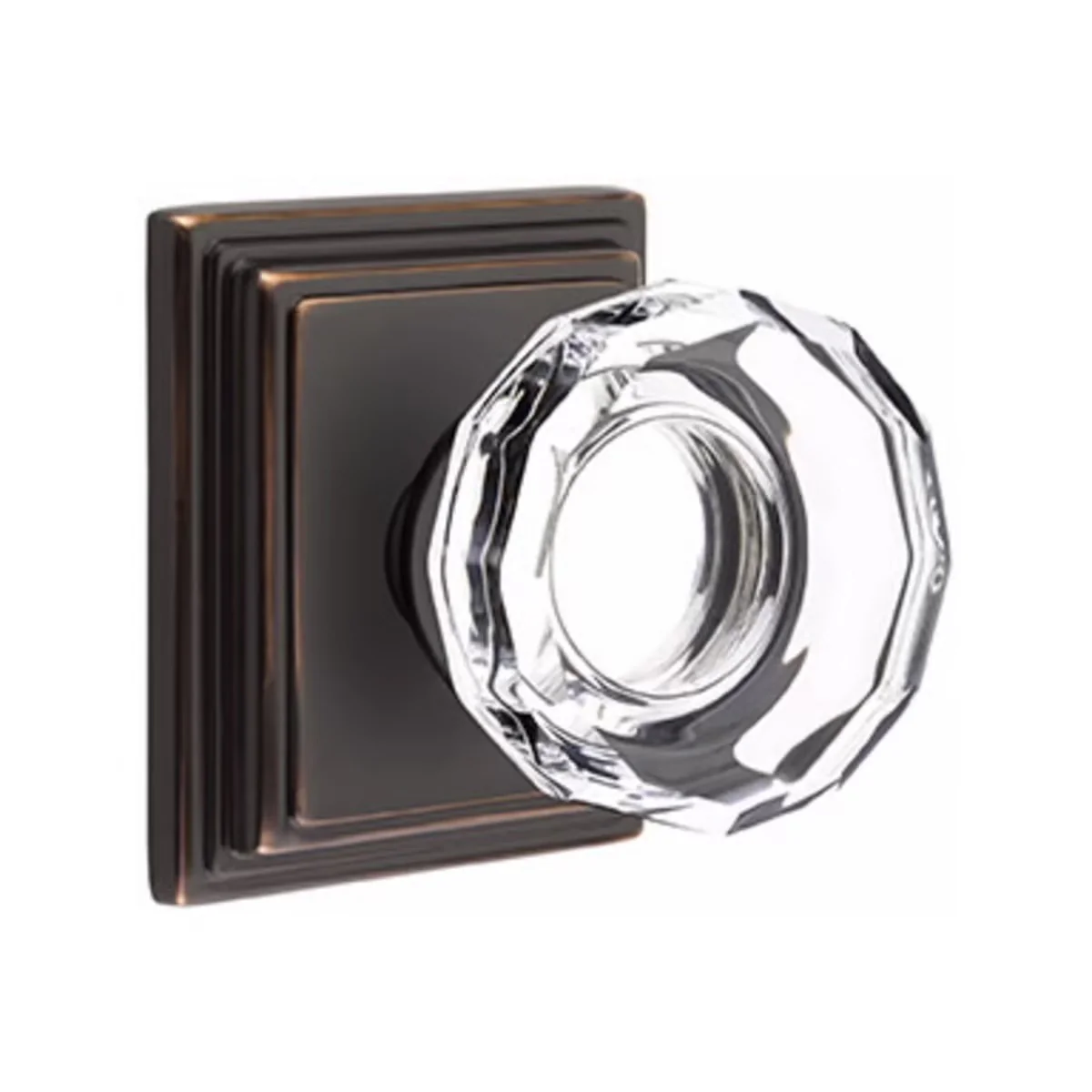 LOWELL GLASS (LW) DUMMY (PAIR) KNOB - Omega Custom Fabrication LLC