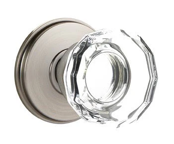 LOWELL GLASS (LW) PRIVACY (BED/BATH) KNOB WITH 2-3/8