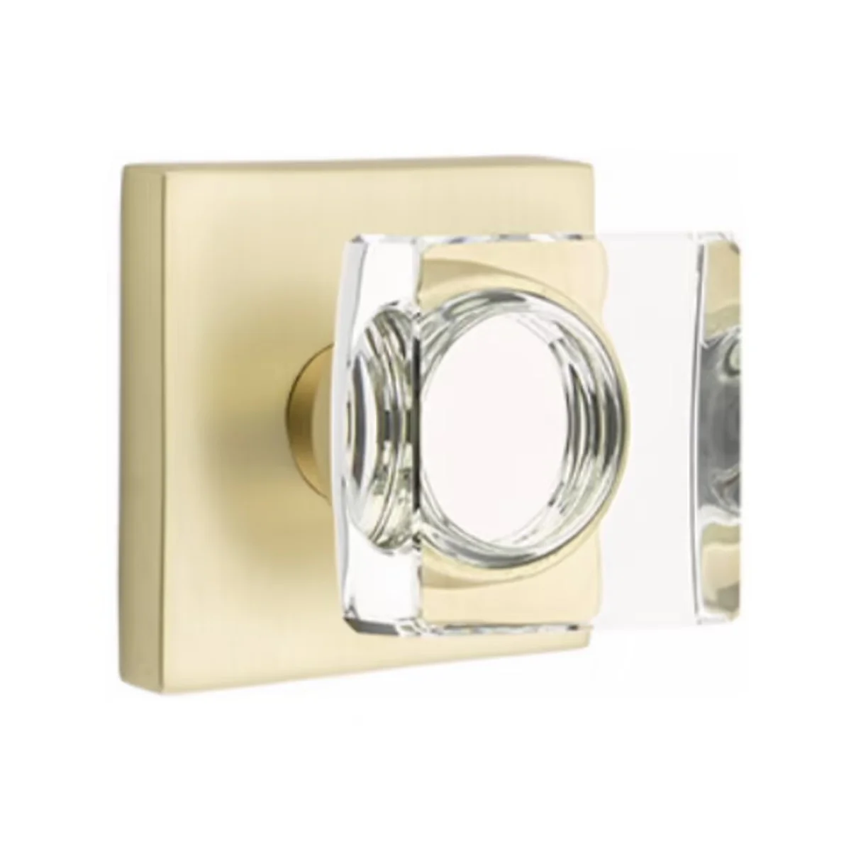 MODERN SQUARE GLASS (MSC) DUMMY (PAIR) KNOB - Omega Custom Fabrication LLC