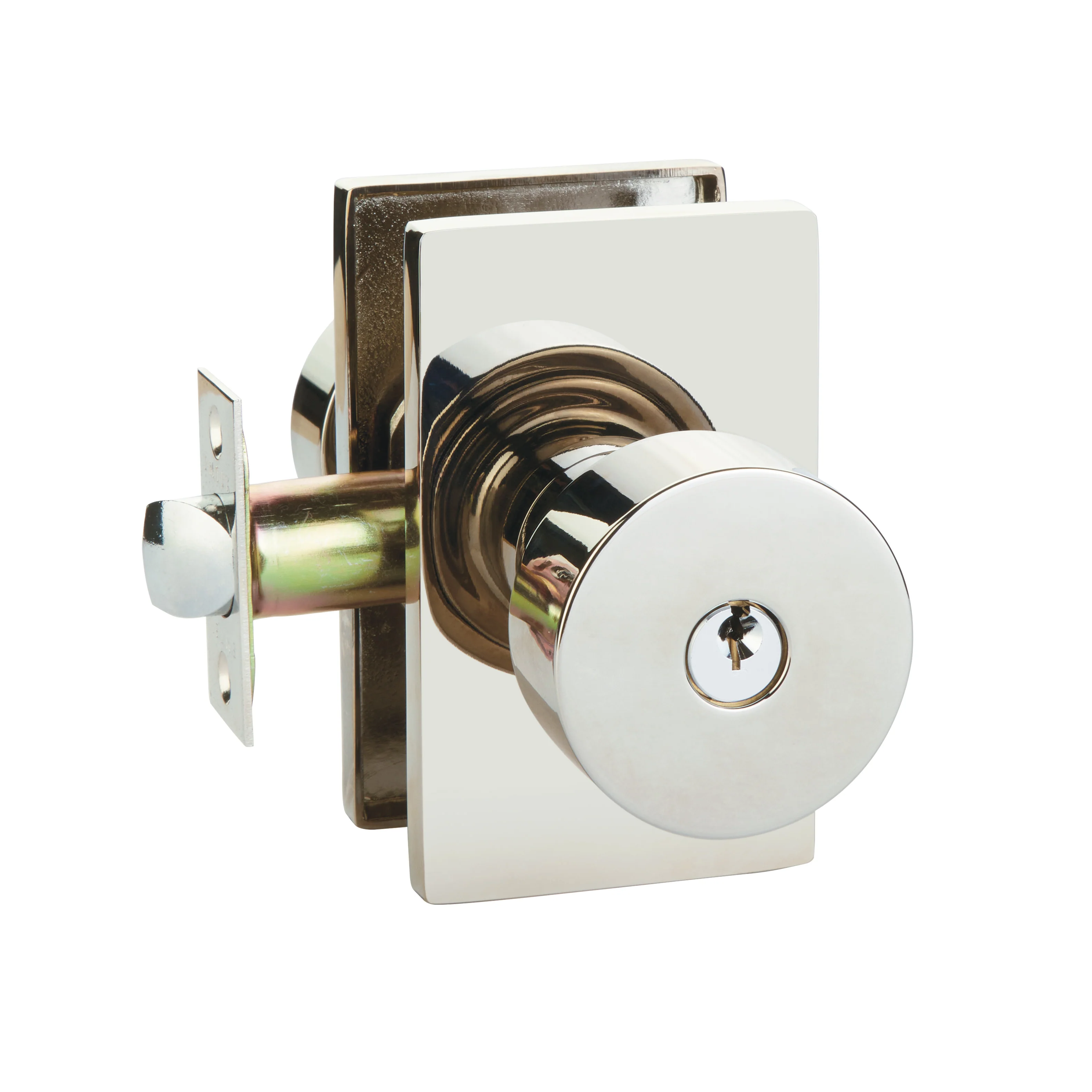 ROUND (ROU) KEY IN KNOB LOCKSET WITH 2-3/8
