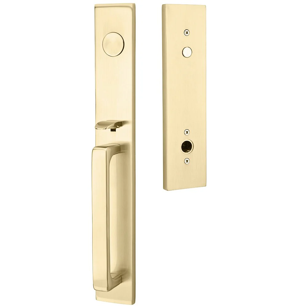 LAUSANNE SATIN BRASS (US4) HANDLESET DUMMY [4809] W/ 2-3/8
