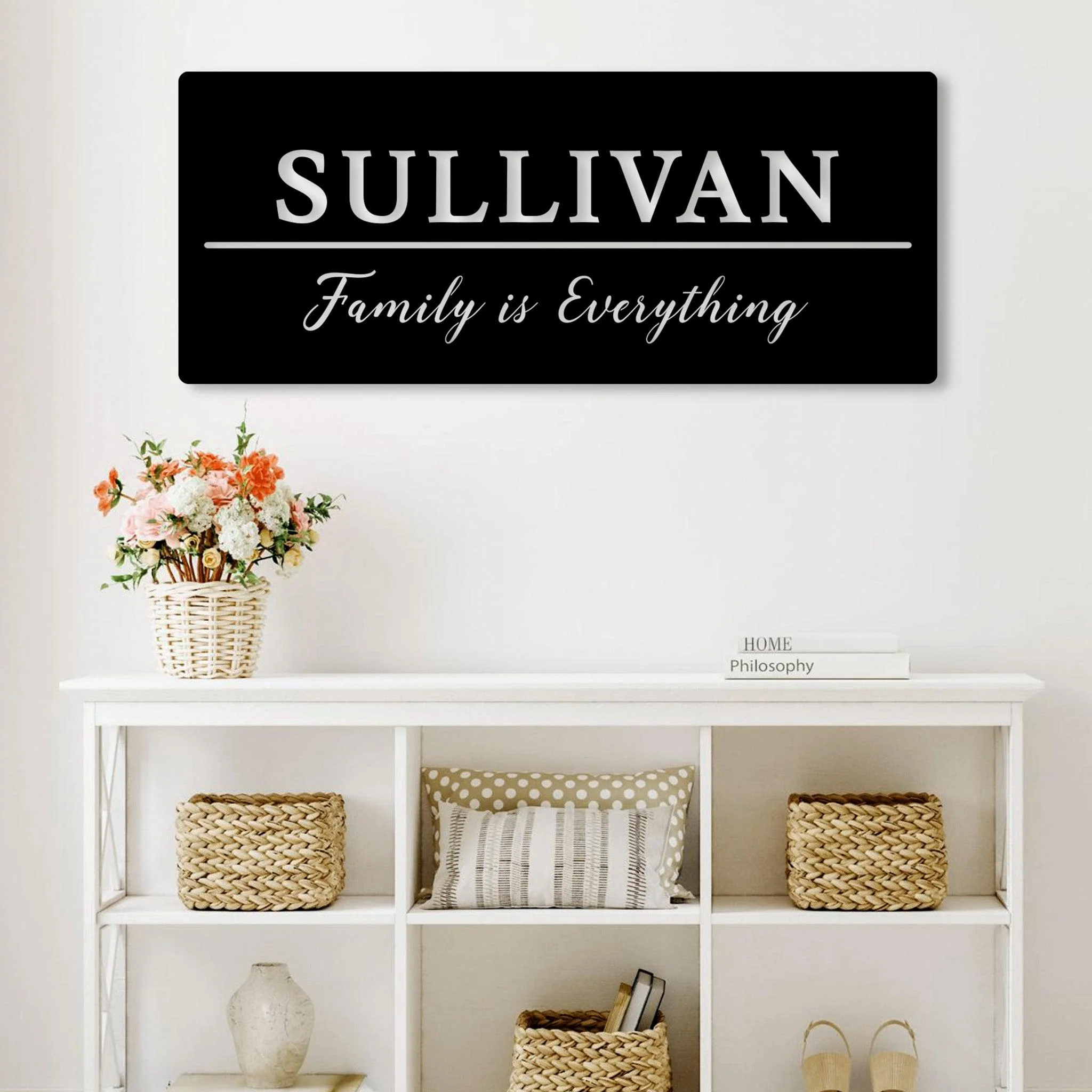 Family is Everything Custom Metal Sign - Omega Custom Fabrication LLC