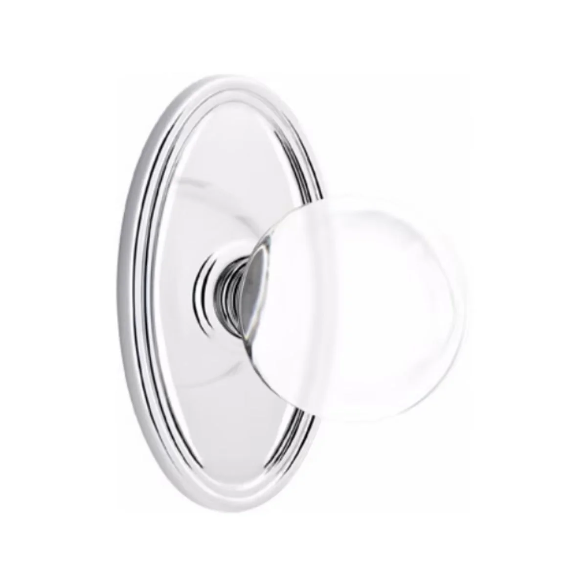 BRISTOL GLASS (BL) PRIVACY (BED/ BATH) KNOB WITH 2-3/8