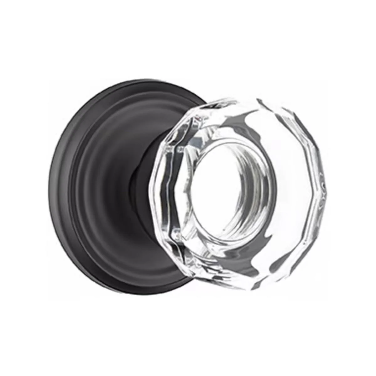 LOWELL GLASS (LW) PRIVACY (BED/BATH) KNOB WITH 2-3/8