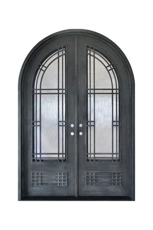 Astoria Arch Iron Door - Omega Custom Fabrication LLC