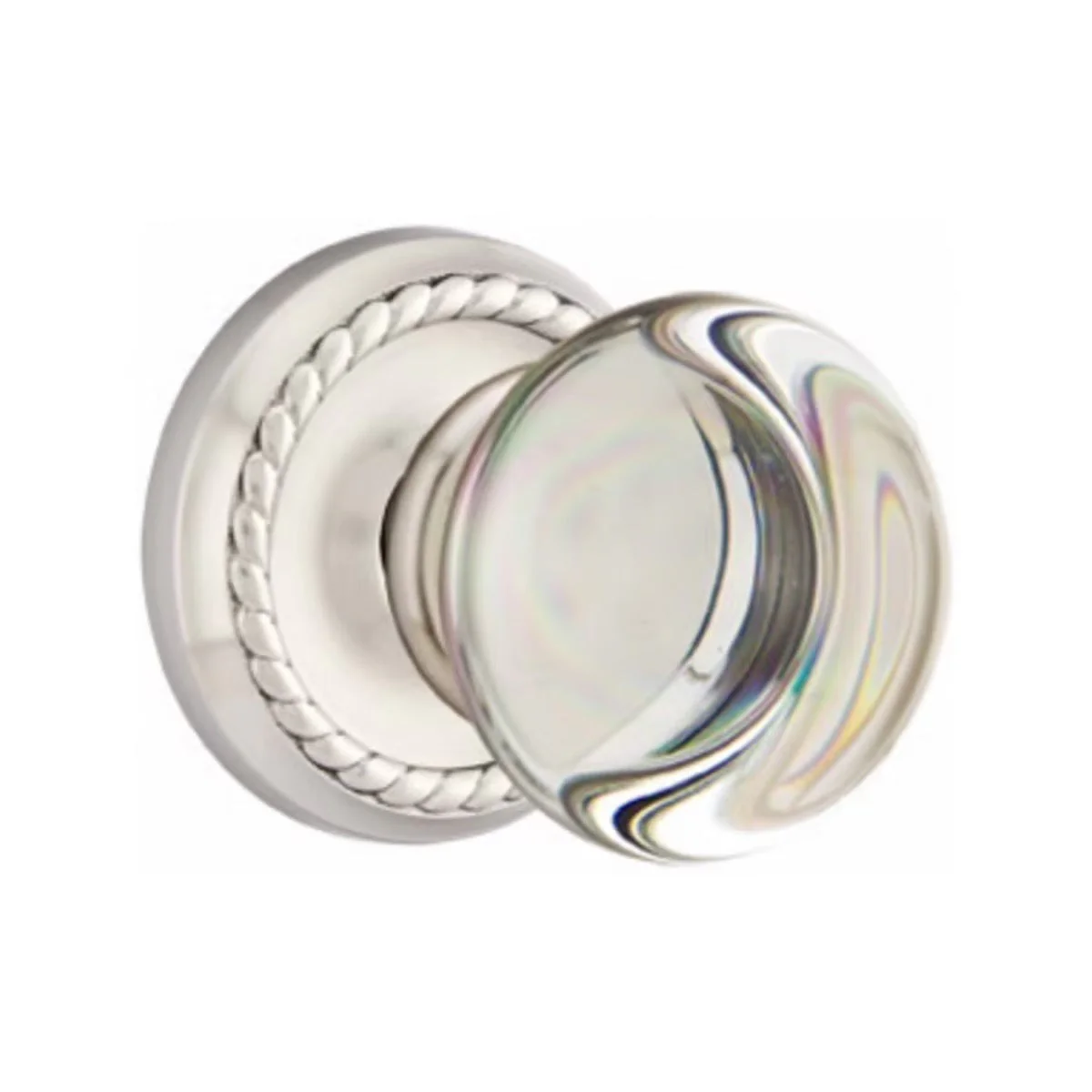 PROVIDENCE GLASS (PC) PRIVACY (BED/BATH) KNOB WITH 2-3/8