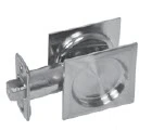 ROUND BORE POCKET DOOR LOCKS, SQUARE ROSETTE - Omega Custom Fabrication LLC