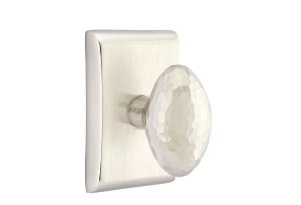 HAMMERED EGG (HE) PRIVACY (BED/BATH) KNOB WITH 2-3/8
