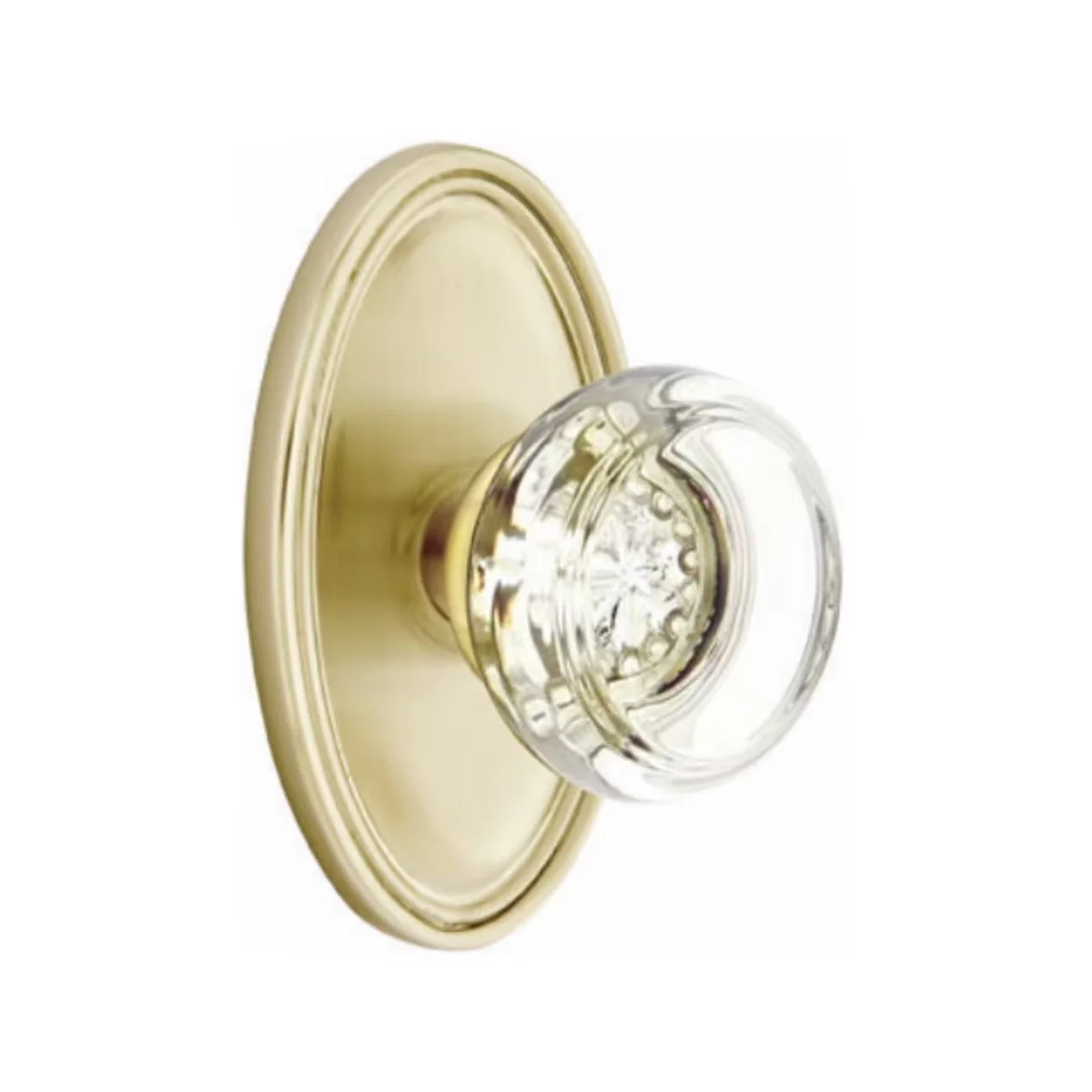 GEORGETOWN GLASS (GT) PRIVACY (BED/BATH) KNOB WITH 2-3/8