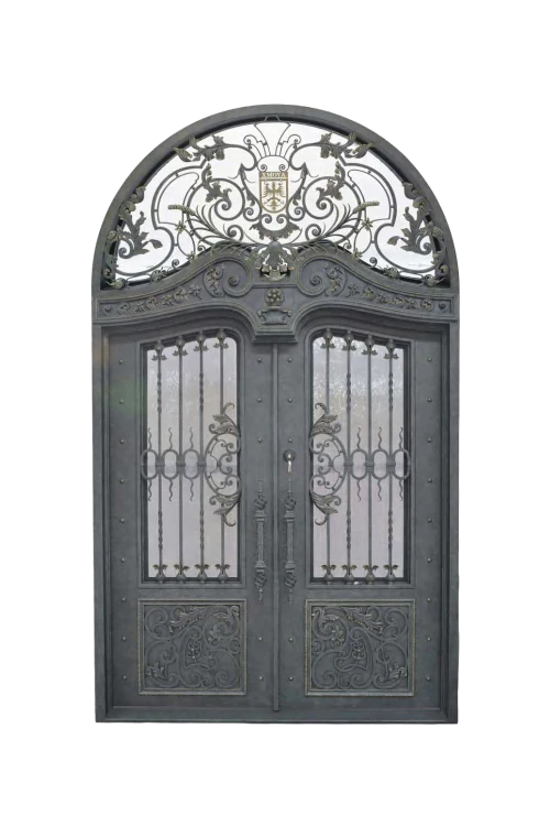 Winchester Arch Iron Entryway - Omega Custom Fabrication LLC