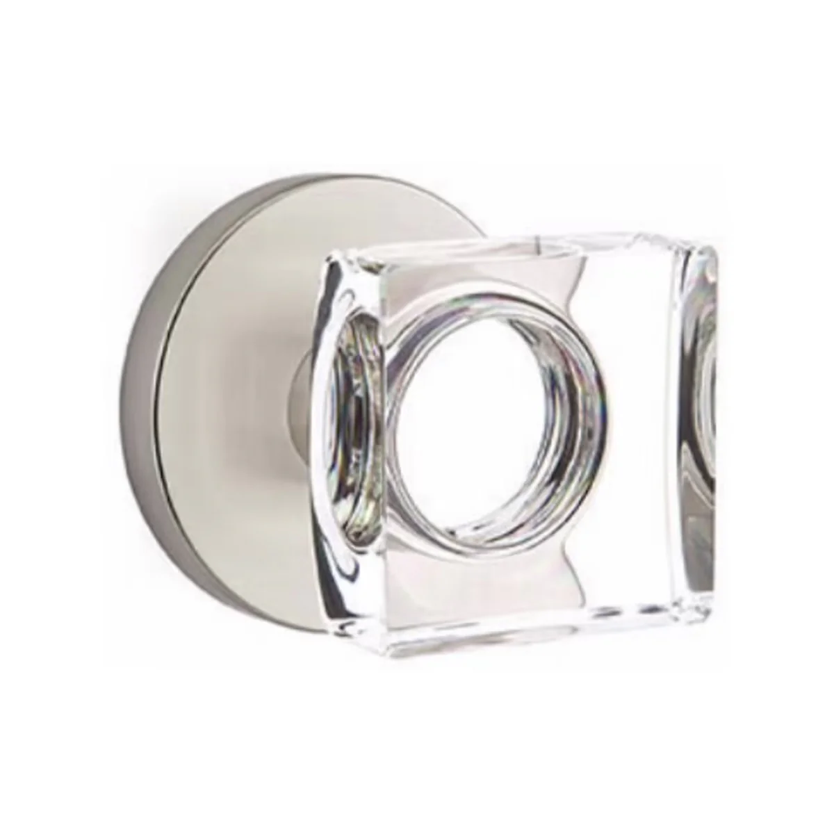 MODERN SQUARE GLASS (MSC) DUMMY (PAIR) KNOB - Omega Custom Fabrication LLC