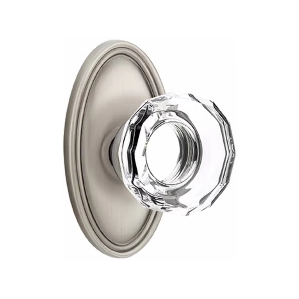 LOWELL GLASS (LW) PRIVACY (BED/BATH) KNOB WITH 2-3/8