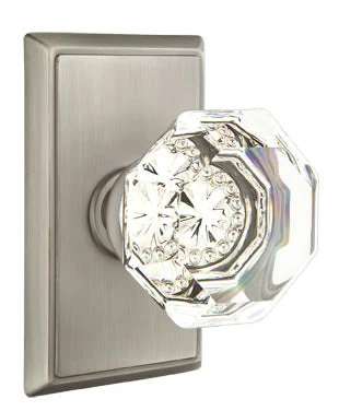 OLD TOWN GLASS (OT) PRIVACY (BED/BATH) KNOB WITH 2-3/8