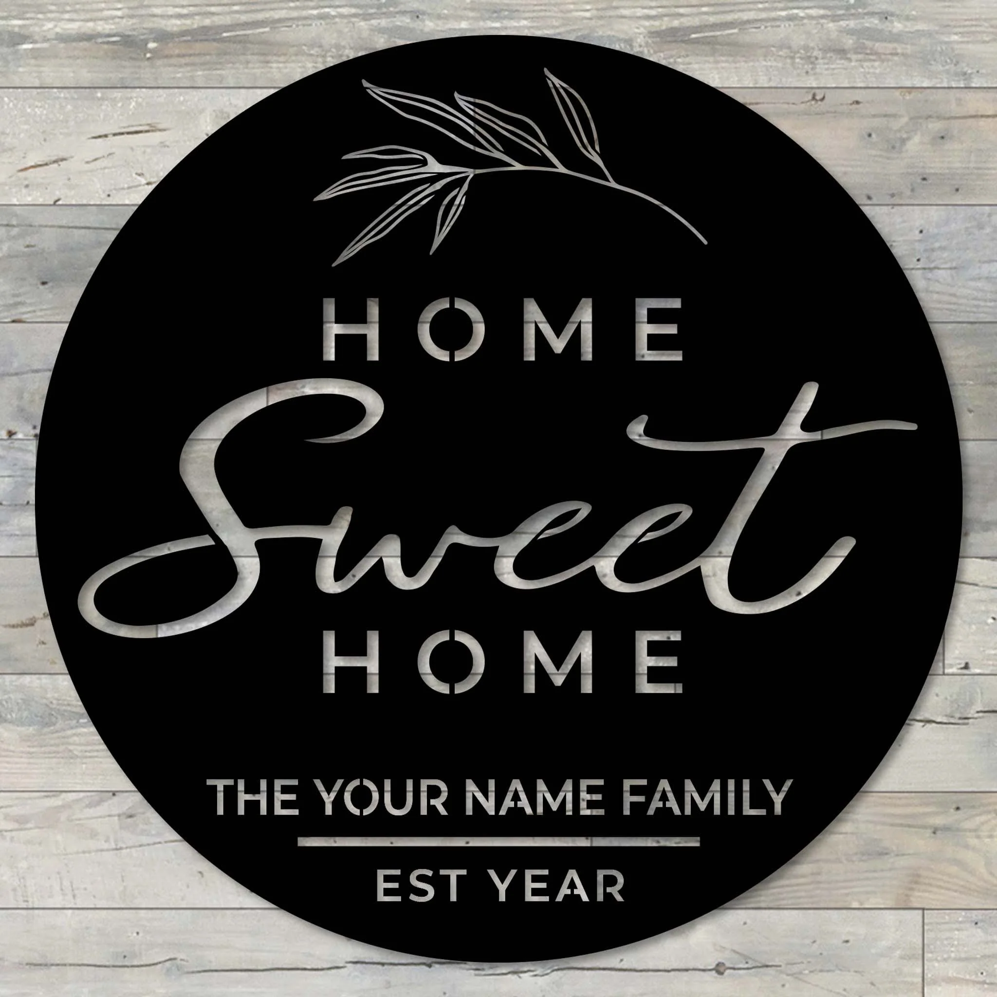 Home Sweet Home Custom Metal Art - Omega Custom Fabrication LLC