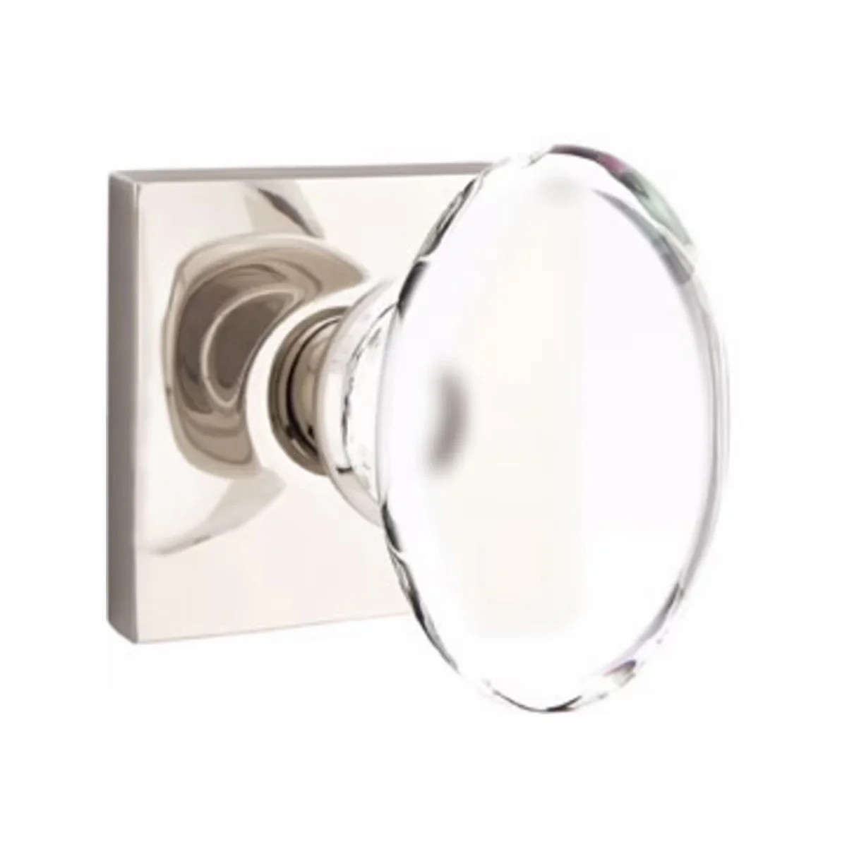 HAMPTON GLASS (HT) PASSAGE (HALL/CLOSET) KNOB WITH 2-3/8