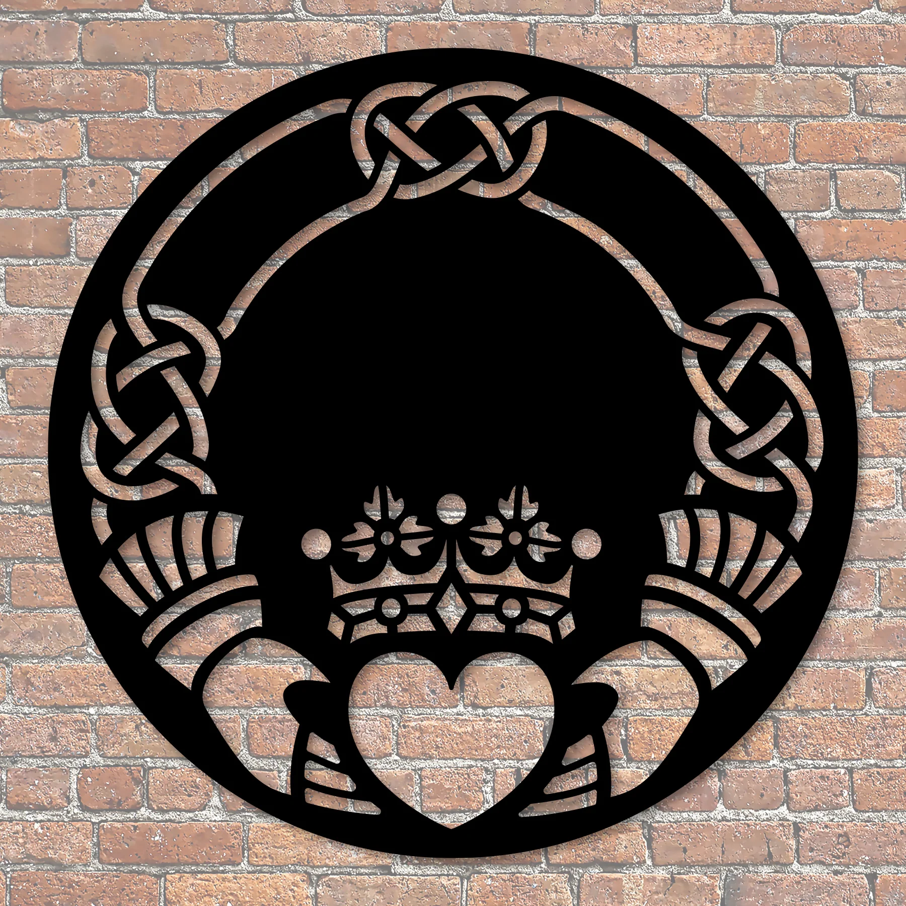 Claddagh Metal Wall Art - Omega Custom Fabrication LLC