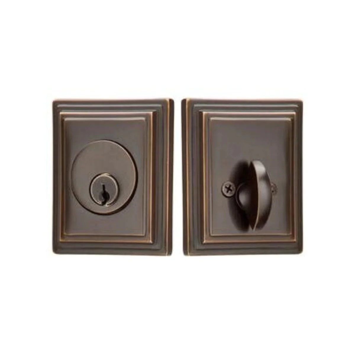 WILSHIRE DEADBOLT WITH 2-3/8