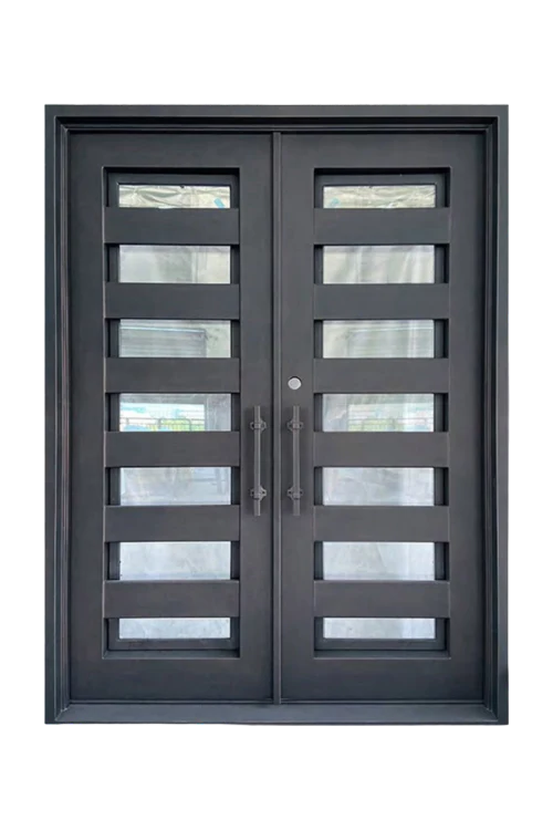 Tiered View Iron Door - Omega Custom Fabrication LLC