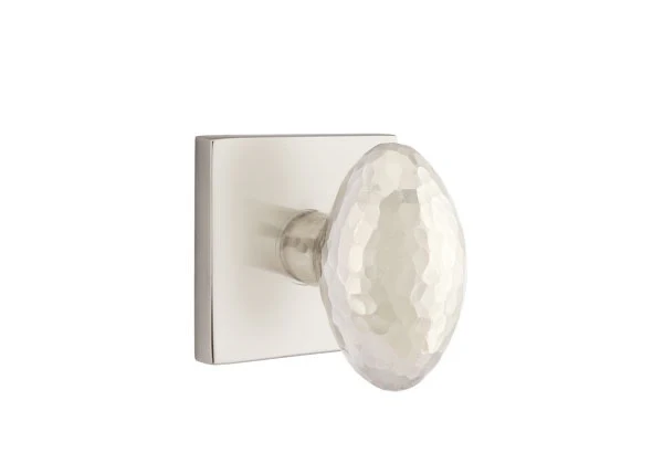 HAMMERED EGG (HE) PRIVACY (BED/BATH) KNOB WITH 2-3/8