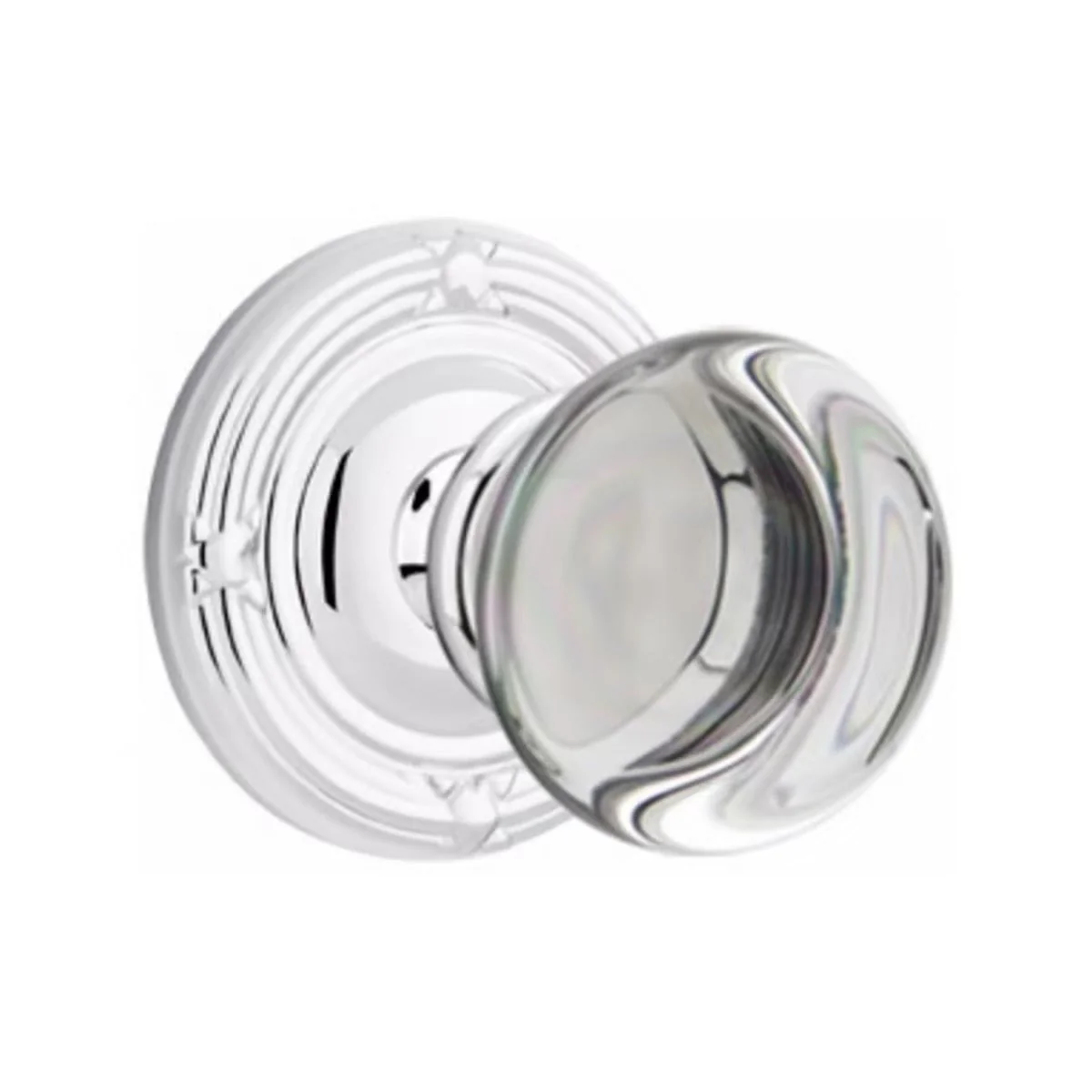 PROVIDENCE GLASS (PC) PRIVACY (BED/BATH) KNOB WITH 2-3/8