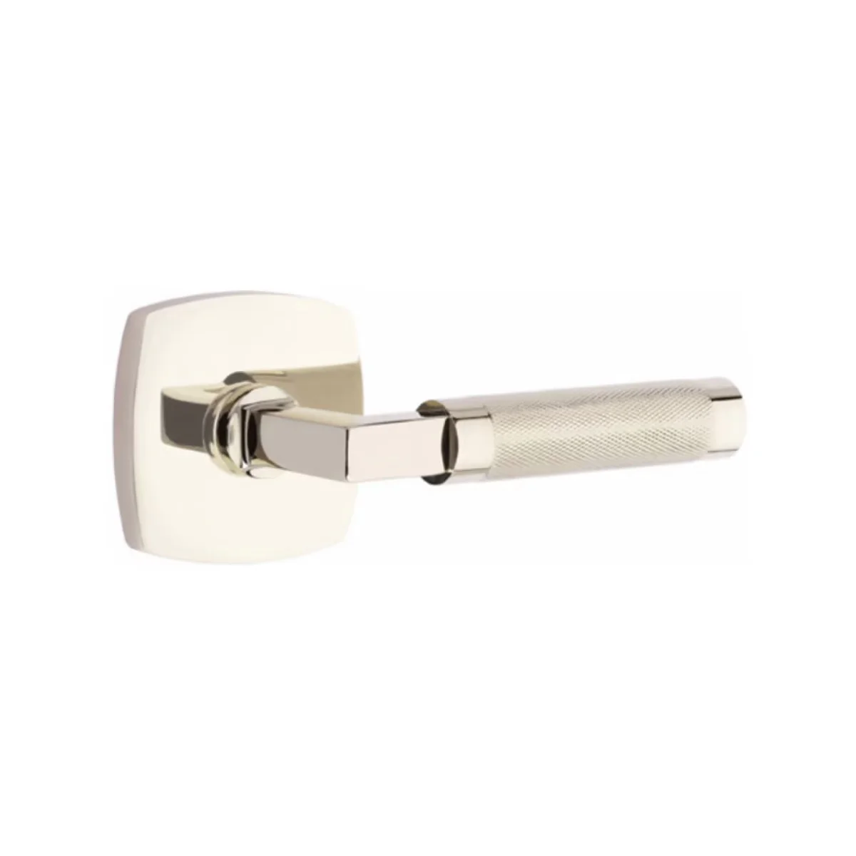 L-SQUARE KNURLED (LS.KN)) DUMMY (PAIR) LEVER - Omega Custom Fabrication LLC