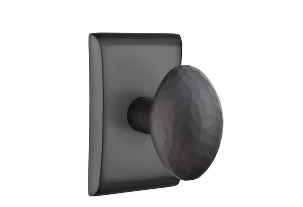 HAMMERED EGG (HE) PRIVACY (BED/BATH) KNOB WITH 2-3/8