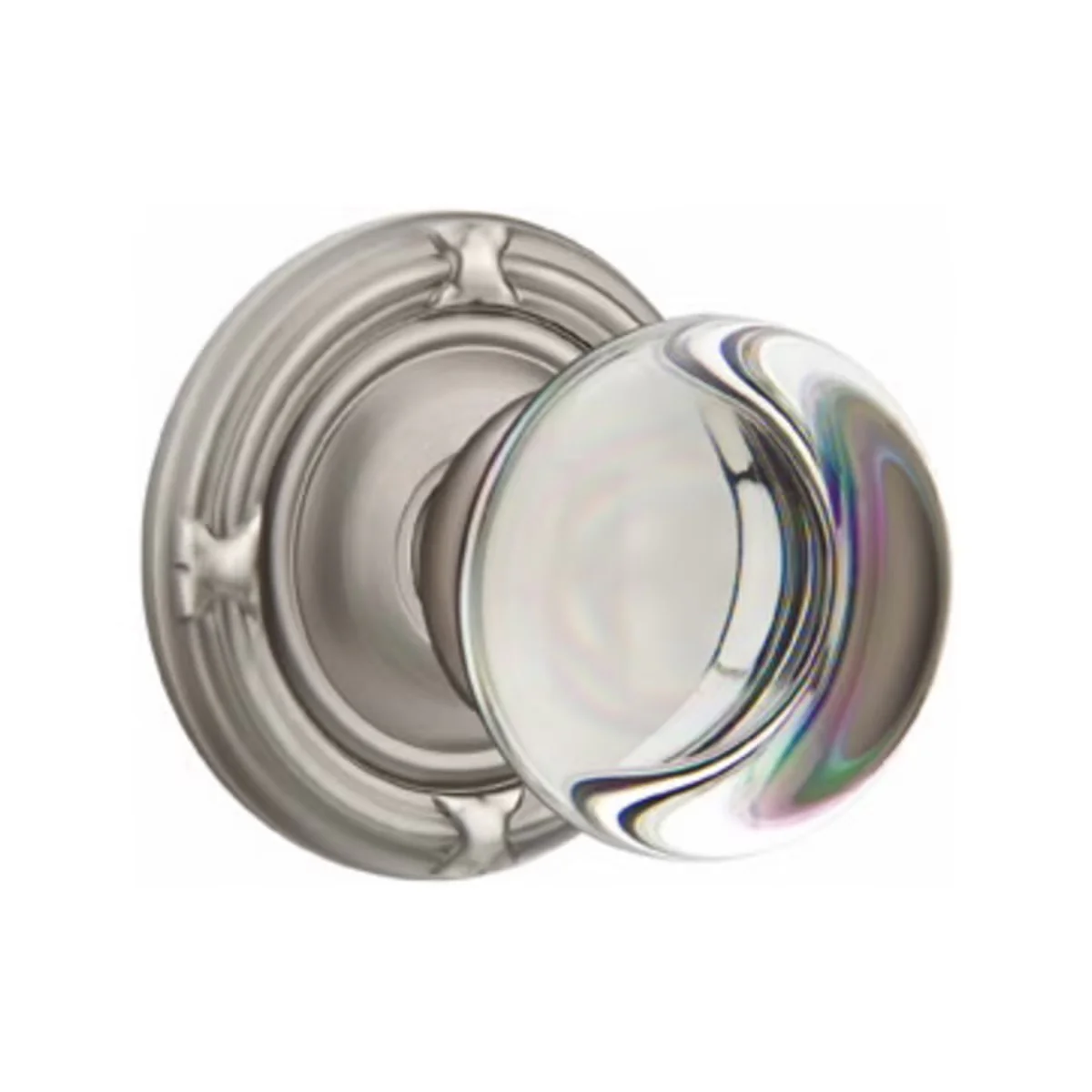 PROVIDENCE GLASS (PC) PASSAGE (HALL/CLOSET) KNOB WITH 2-3/8