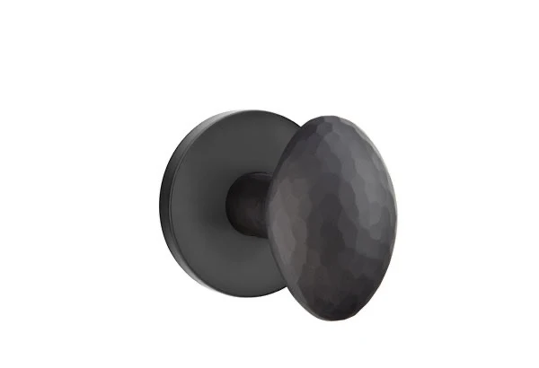 HAMMERED EGG (HE) PRIVACY (BED/BATH) KNOB WITH 2-3/8